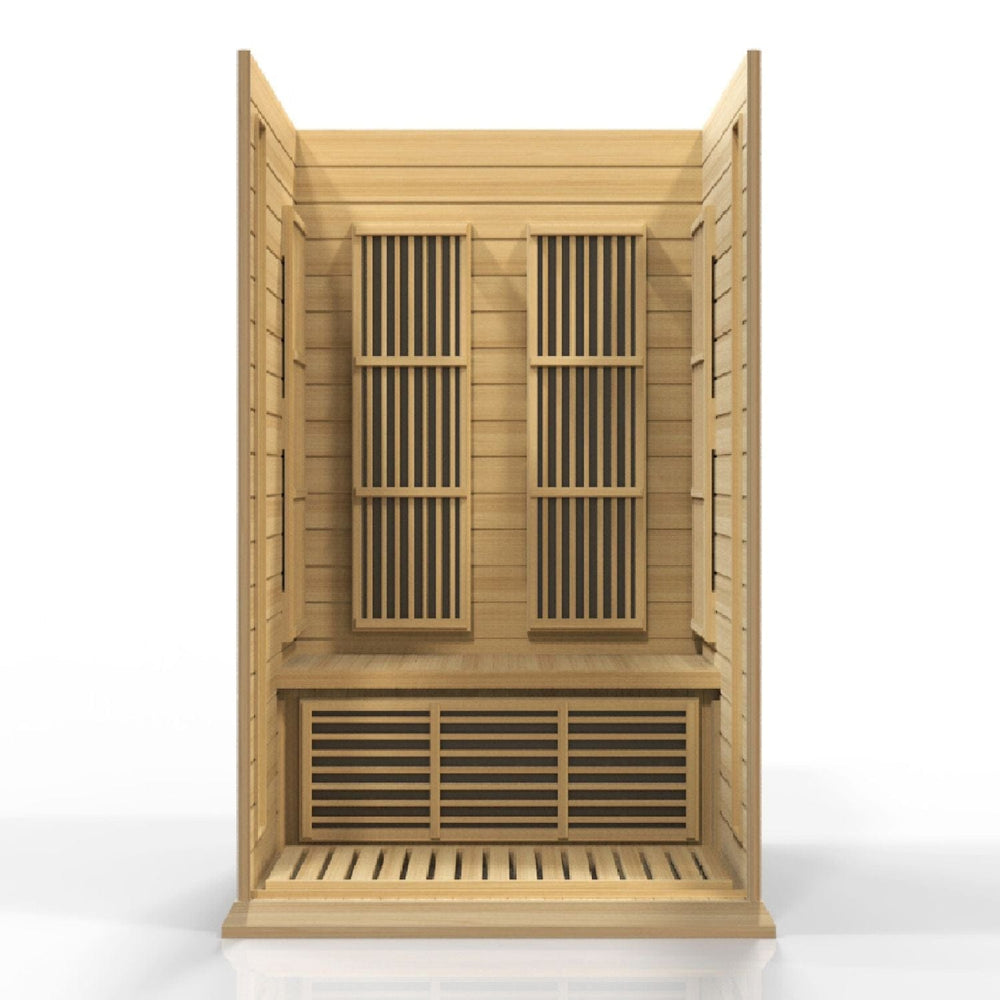 Golden Designs Maxxus Toulose 2-Person Low EMF FAR Infrared Sauna - sold by Dansons Medical - Saunas manufactured by Golden Designs (SCS)