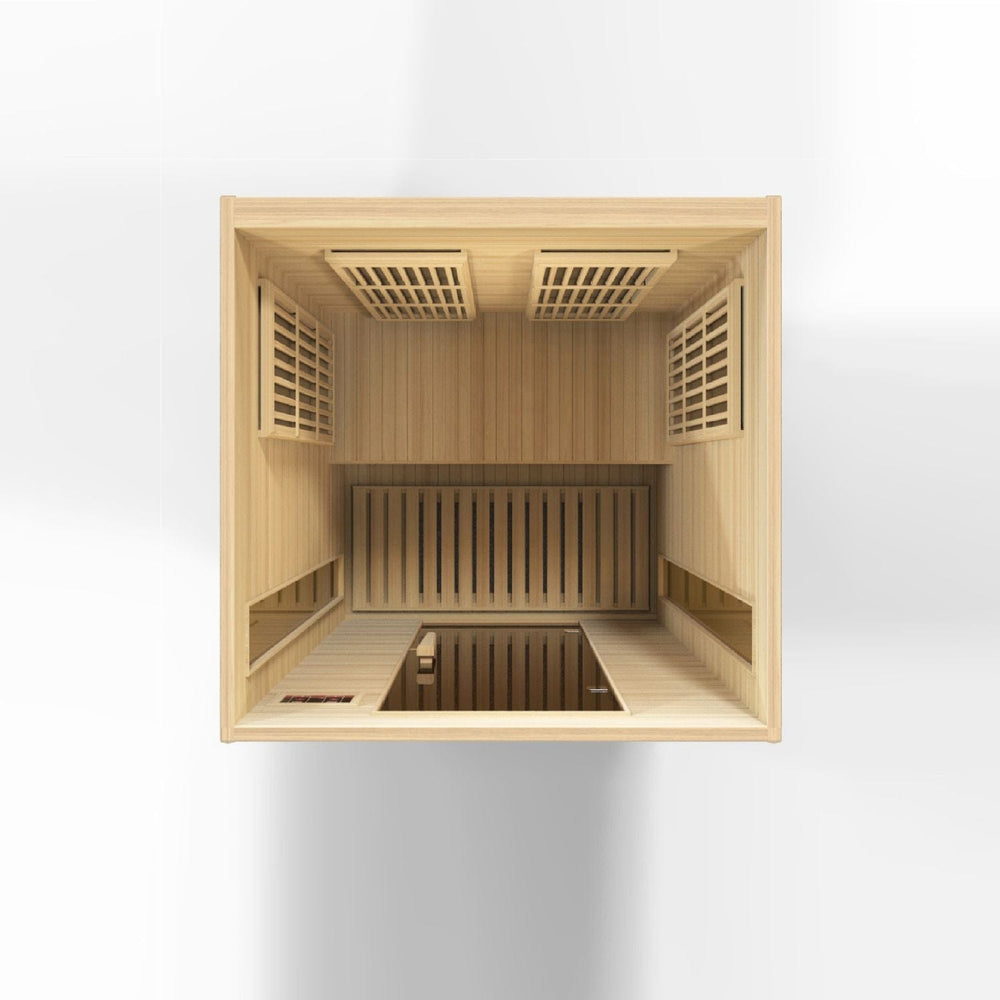Golden Designs Maxxus Toulose 2-Person Low EMF FAR Infrared Sauna - sold by Dansons Medical - Saunas manufactured by Golden Designs (SCS)