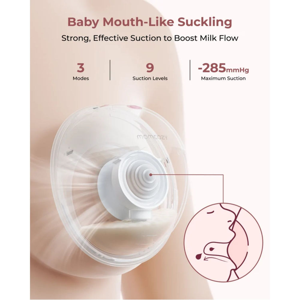 Momcozy M5 Smart Wearable Breast Pump