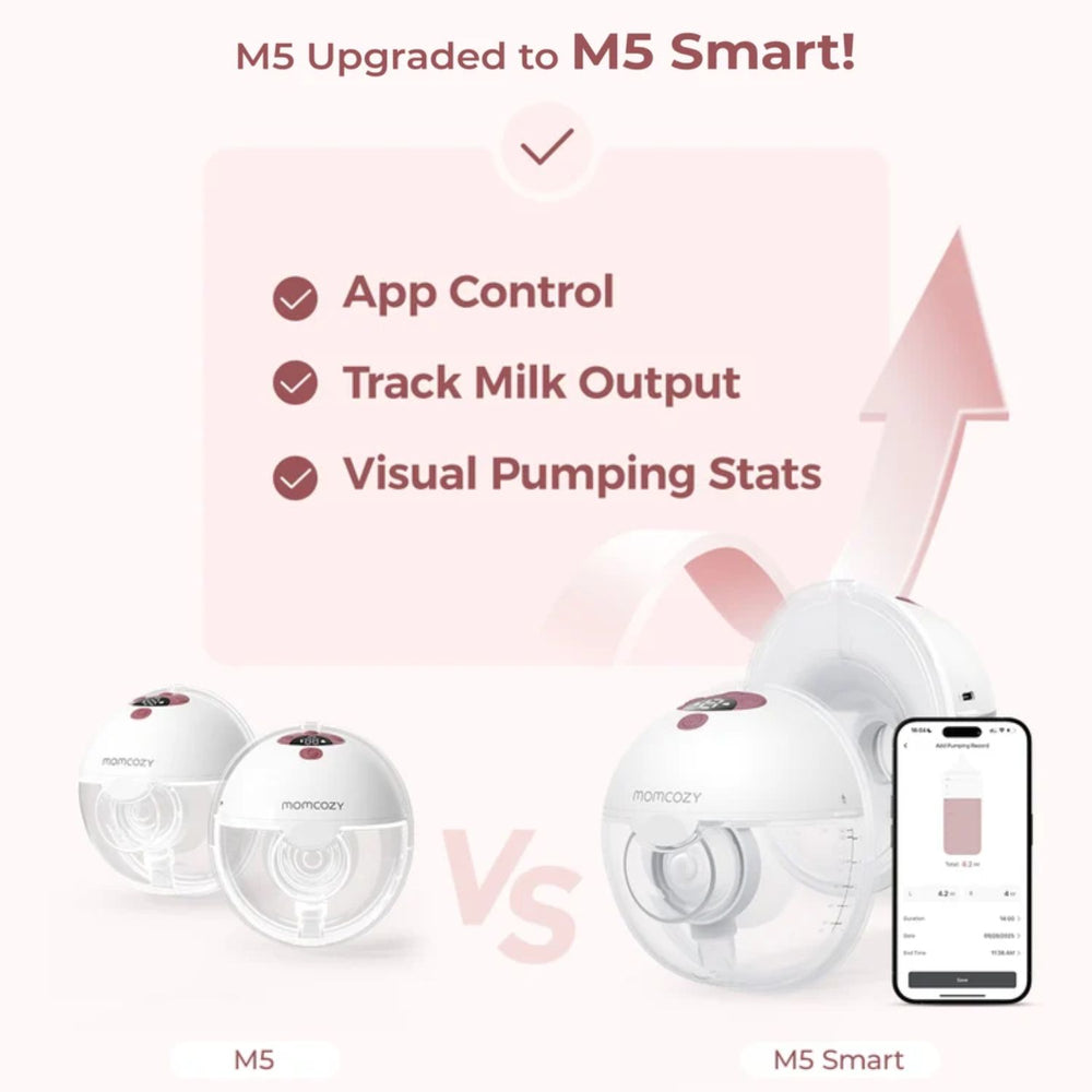 Momcozy M5 Smart Wearable Breast Pump