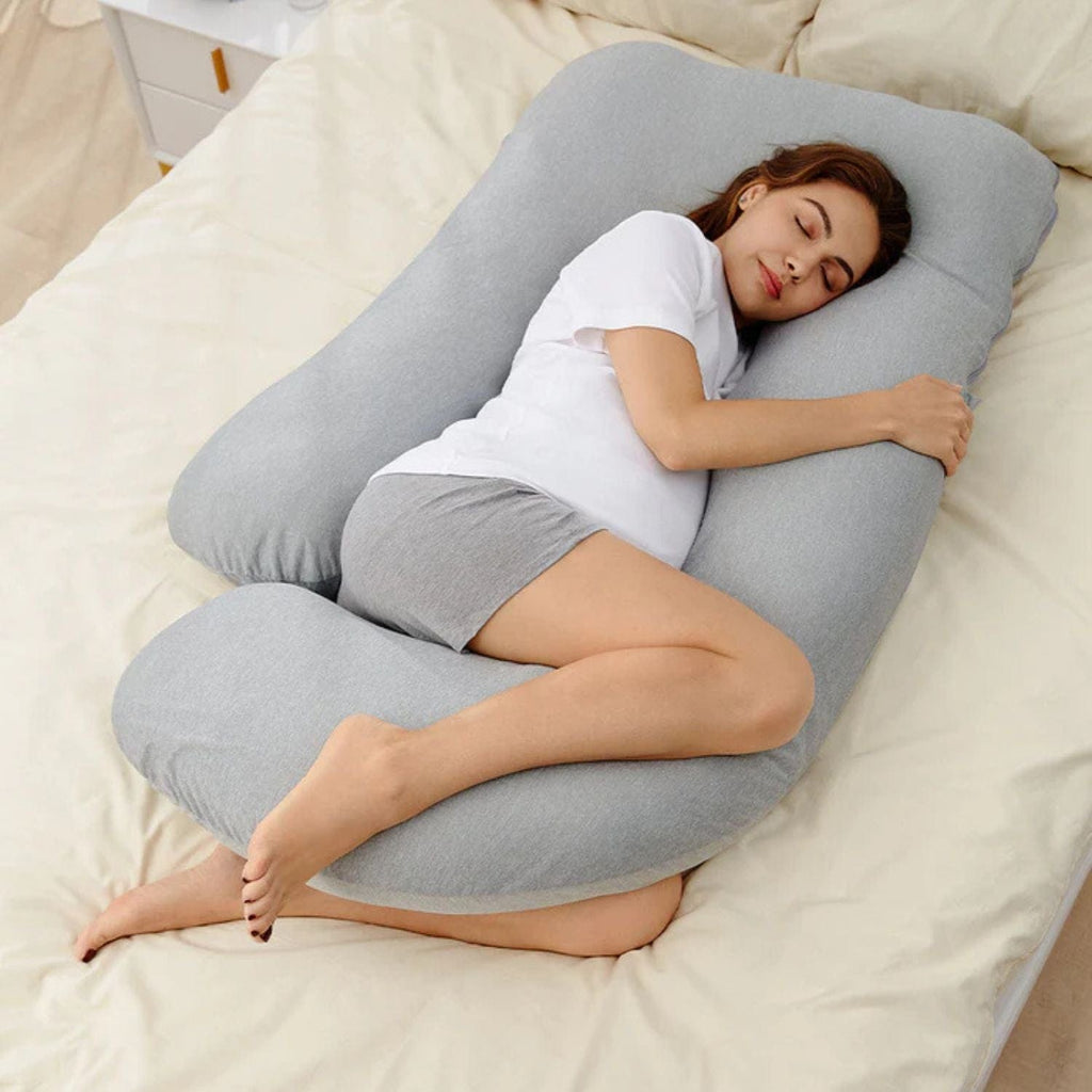 Momcozy U Shaped Cooling Fabric Pregnancy Pillow - sold by Dansons Medical - Support & Comfort manufactured by Momcozy (MM)