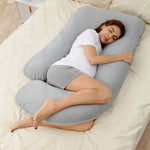 Momcozy U Shaped Cooling Fabric Pregnancy Pillow - sold by Dansons Medical - Support & Comfort manufactured by Momcozy (MM)
