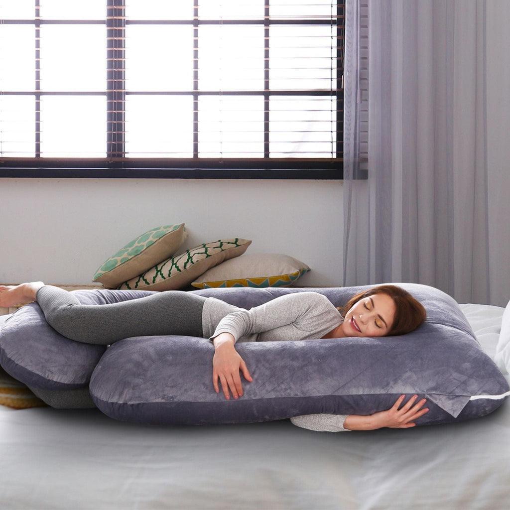 Momcozy U Shaped Maternity Body Pillow - sold by Dansons Medical - Support & Comfort manufactured by Momcozy (MM)