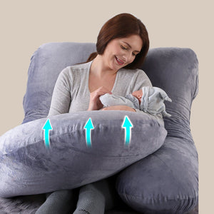 Momcozy U Shaped Maternity Body Pillow - sold by Dansons Medical - Support & Comfort manufactured by Momcozy (MM)