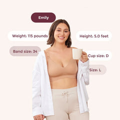 Momcozy Ultra Soft Seamless Nursing Bra