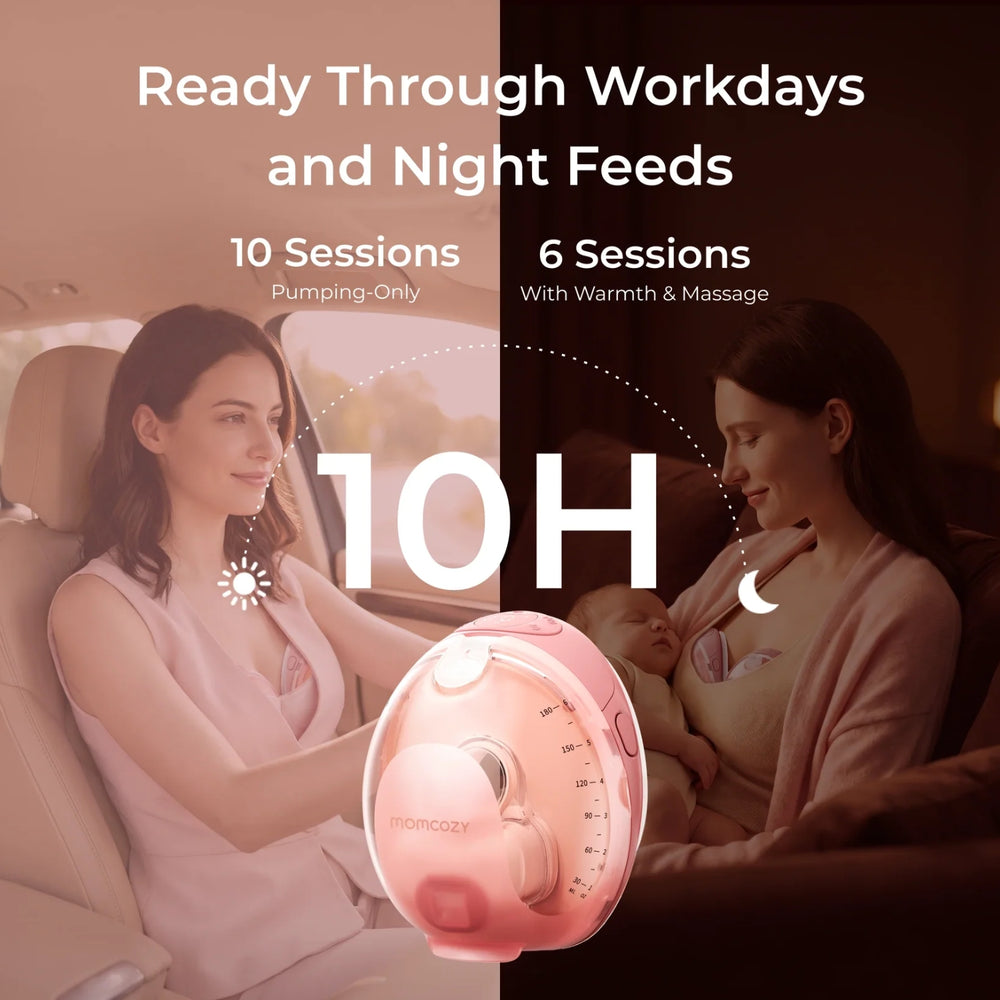 Momcozy Wellness 1 Warm-Massage Wearable Breast Pump