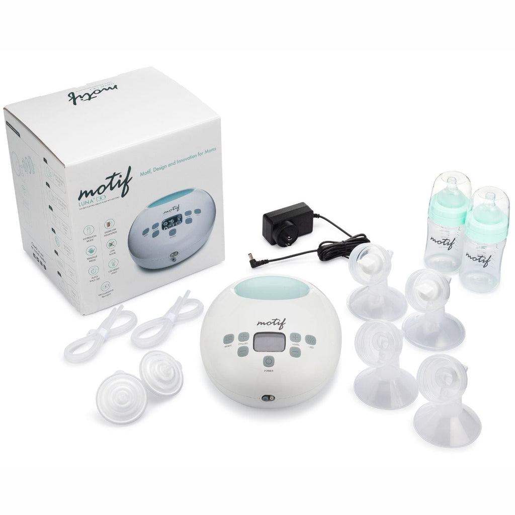 Motif Luna Double Electric Breast Pump - sold by Dansons Medical - Breast Pumps manufactured by Motif Medical (MM)