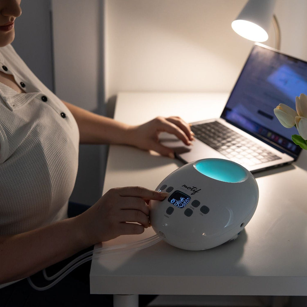 Motif Luna Double Electric Breast Pump - sold by Dansons Medical - Breast Pumps manufactured by Motif Medical (MM)