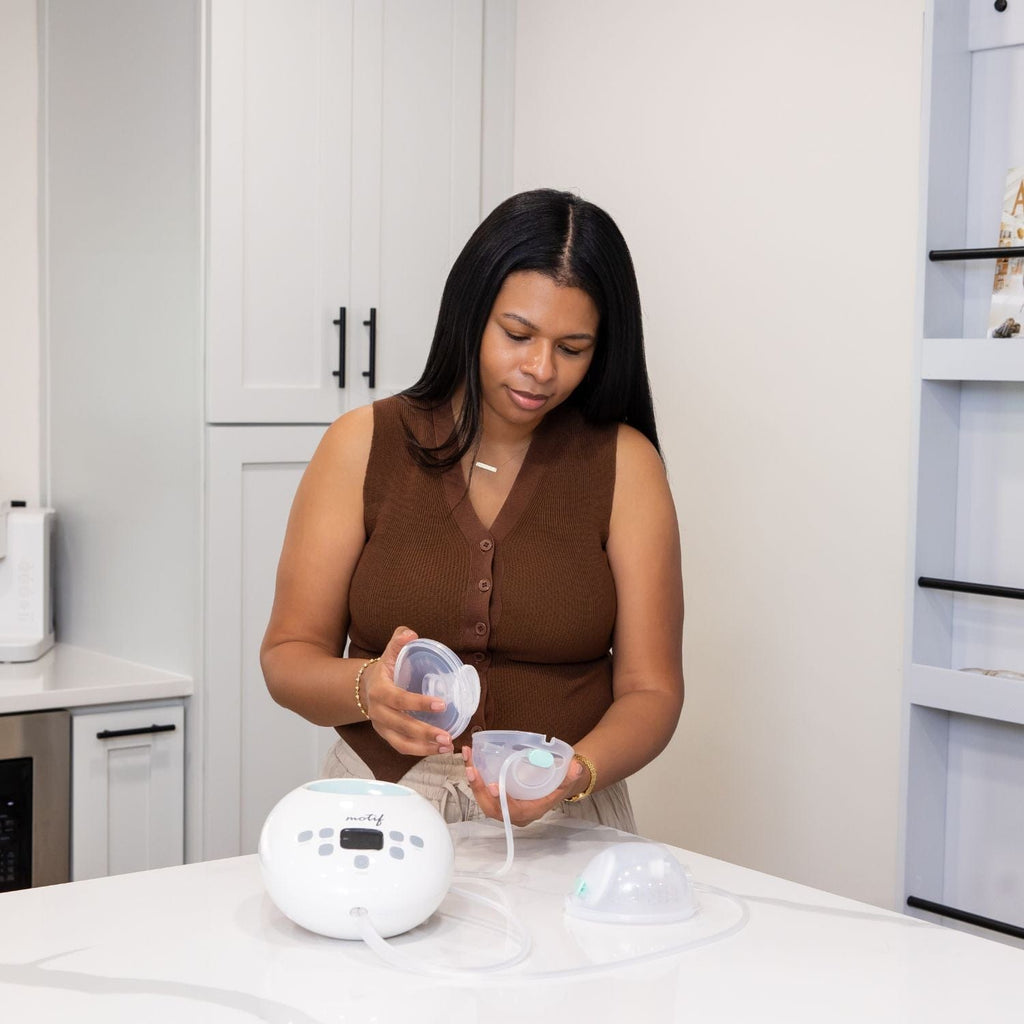 Motif Luna Double Electric Breast Pump - sold by Dansons Medical - Breast Pumps manufactured by Motif Medical (MM)