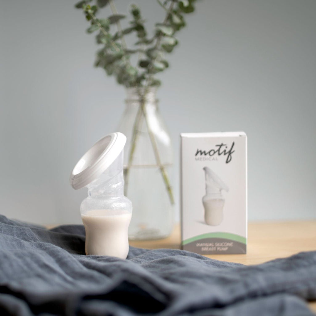 Motif Manual Silicone Breast Pump - sold by Dansons Medical - Breast Pumps manufactured by Motif Medical (MM)