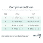 Motif Maternity Compression Socks - sold by Dansons Medical - Support & Comfort manufactured by Motif Medical (MM)