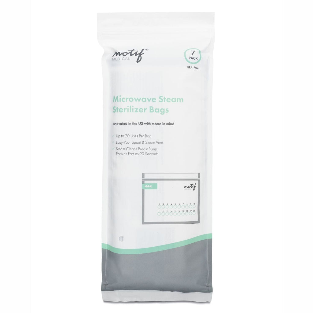 Motif Micro-Steam Sterilizer Bags - sold by Dansons Medical - Bottle & Breastfeeding manufactured by Motif Medical (MM)