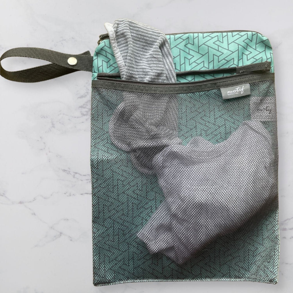 Motif Wet-Dry Bag - sold by Dansons Medical - Breast Pump Parts & Accessories manufactured by Motif Medical (MM)