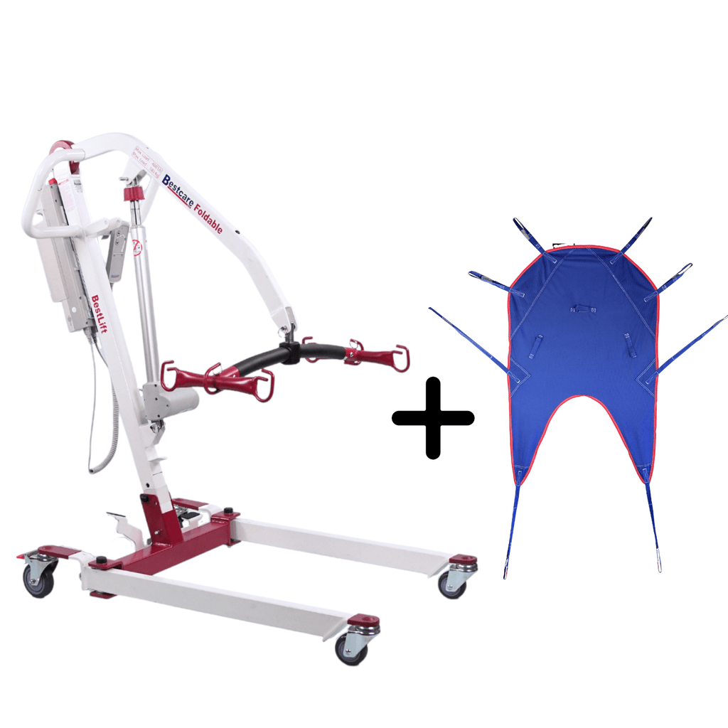 Bestcare PL400EF Foldable Electric Patient Lift - sold by Dansons Medical - Electric Patient Lifts manufactured by Bestcare