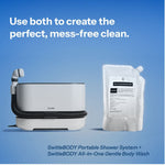 Key Way Medical Switle BODY All-in-One Gentle Body Wash - sold by Dansons Medical - Portable Shower manufactured by Key Way Medical