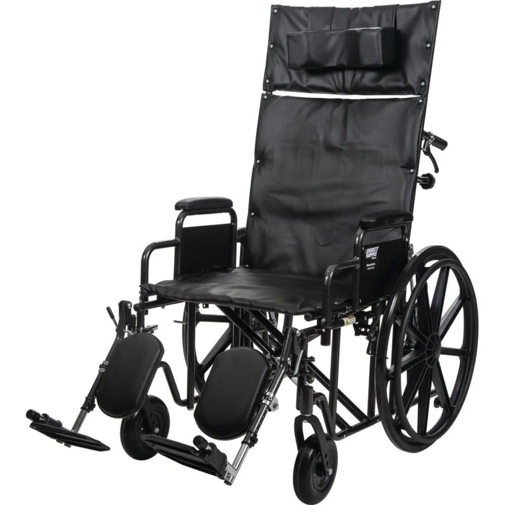 Panacea Heavy-Duty Reclining Wheelchair - sold by Dansons Medical - Reclining Wheelchairs manufactured by Direct Supply