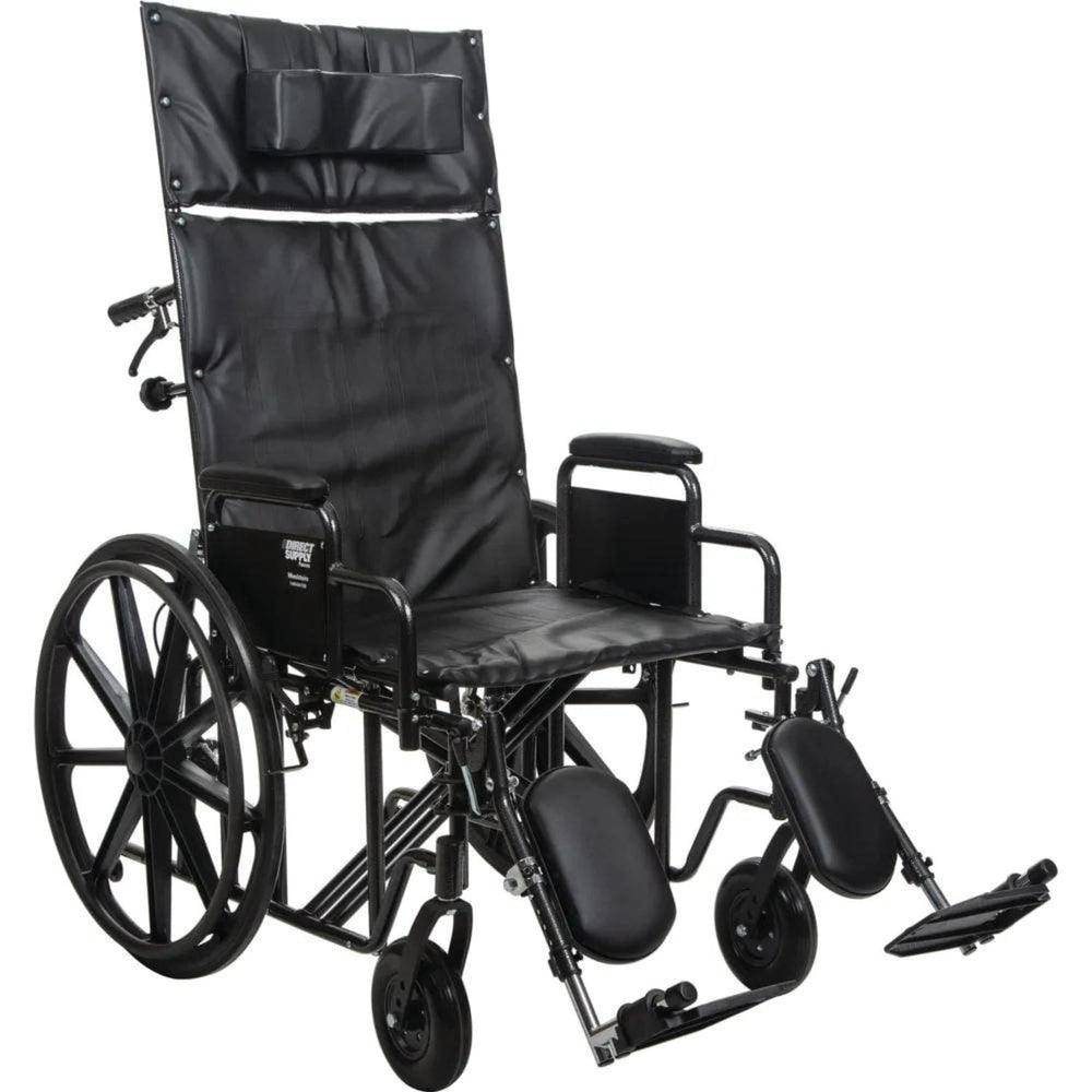 Panacea Heavy-Duty Reclining Wheelchair - sold by Dansons Medical - Reclining Wheelchairs manufactured by Direct Supply