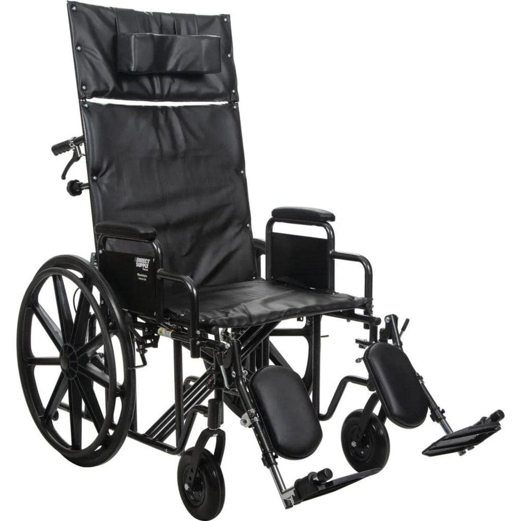Panacea Heavy-Duty Reclining Wheelchair - sold by Dansons Medical - Reclining Wheelchairs manufactured by Direct Supply