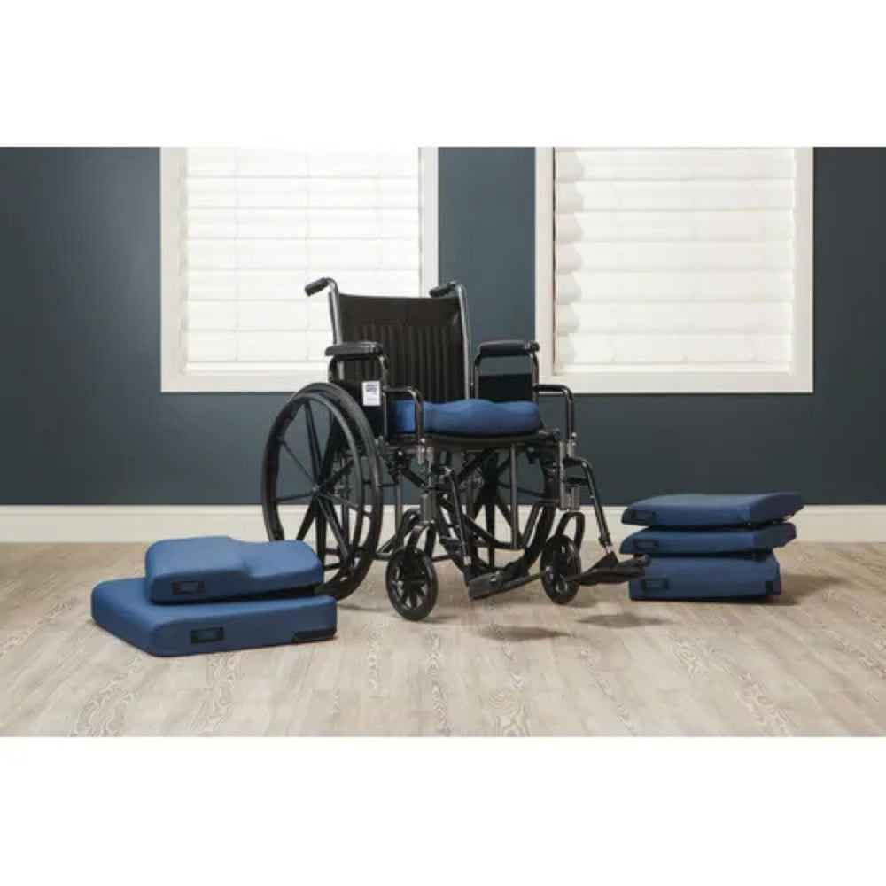 Panacea Pro Zero-Elevation Cushion with Pommel and 4-Chamber Gel, a Wheelchair Cushions by Direct Supply available at Dansons Medical