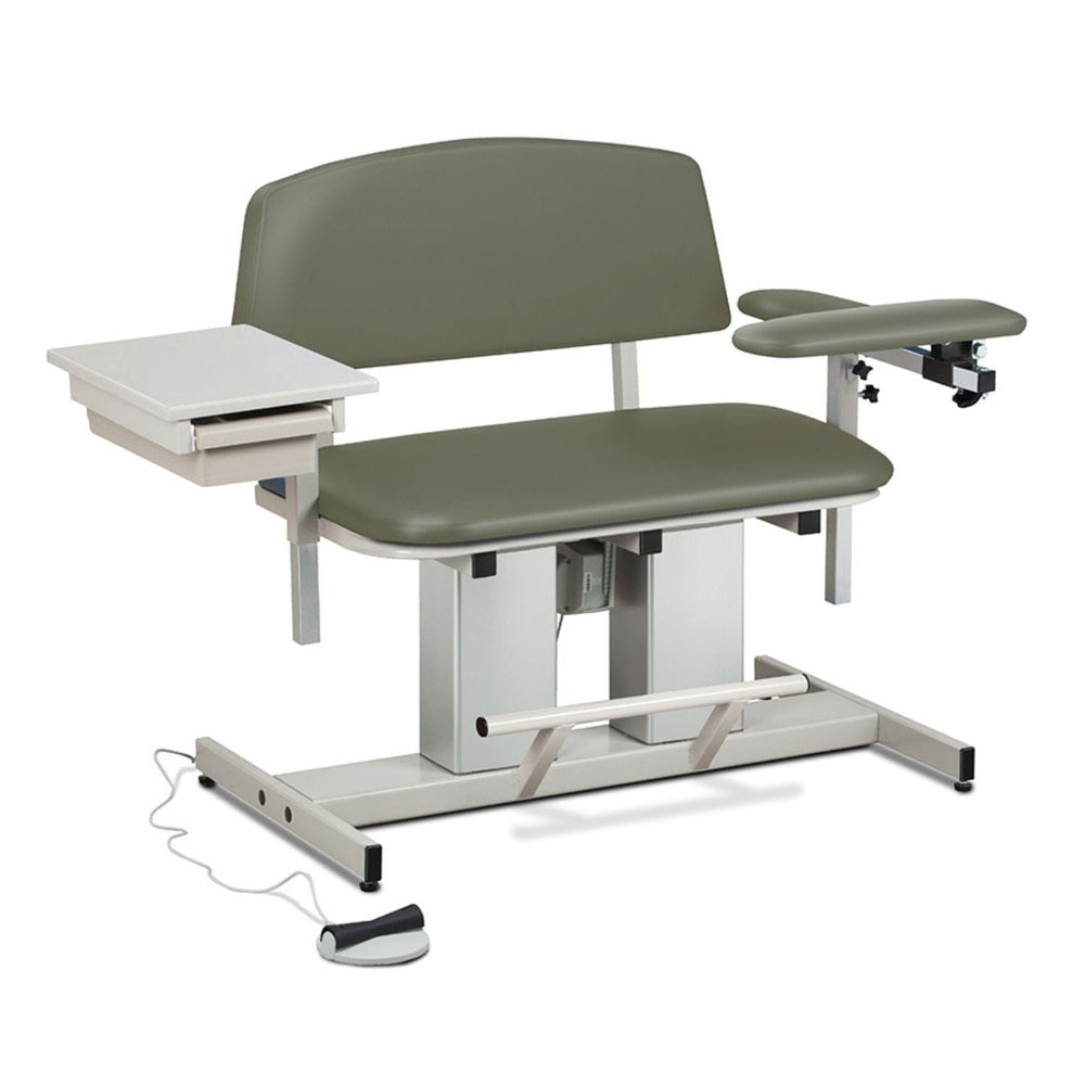 Clinton Industries Power Series Blood Drawing Chair - sold by Dansons Medical -  manufactured by Clinton Industries (MM)
