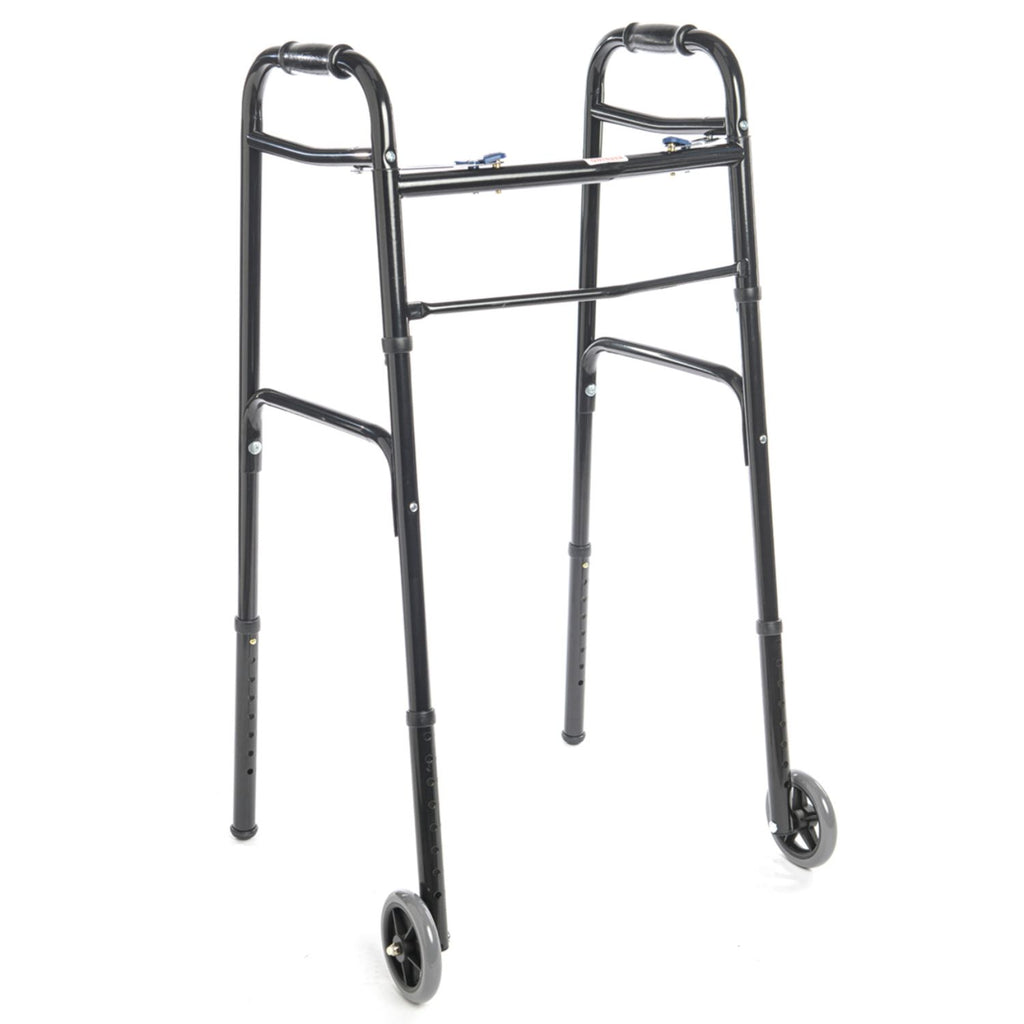Proactive Medical Protekt Adult Two-Button Folding Lightweight Aluminum Walker
