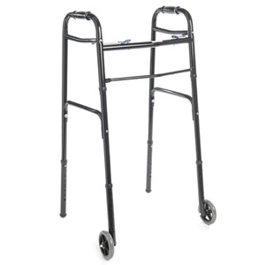 Proactive Medical Protekt Adult Two-Button Folding Lightweight Aluminum Walker