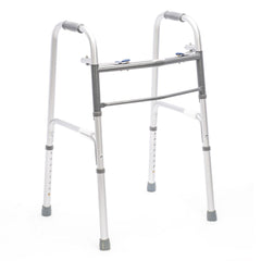 Proactive Medical Protekt Adult Two-Button Folding Steel Walker – Case of 4
