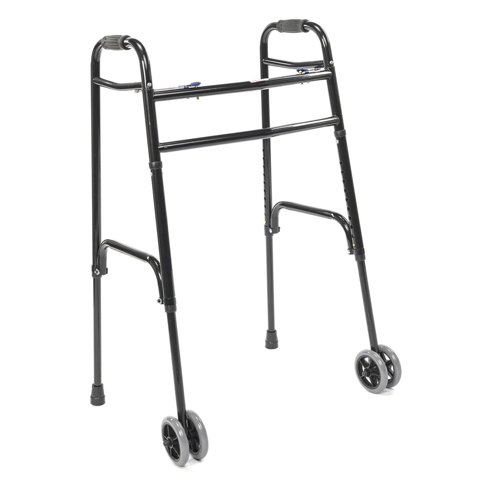 Proactive Medical Protekt Bariatric Two-Button Folding Walker - Case of 2