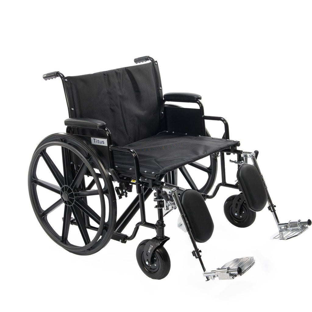 Proactive Medical Titus Heavy-Duty Bariatric Wheelchair, a Bariatric Wheelchairs by Proactive Medical available at Dansons Medical