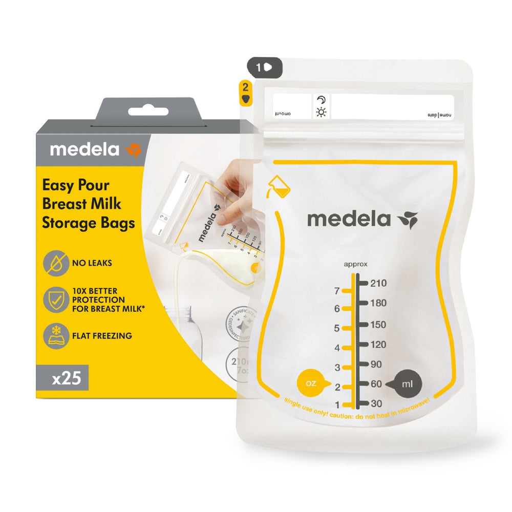 Medela Easy Pour Disposable Breast Milk Storage Bags
