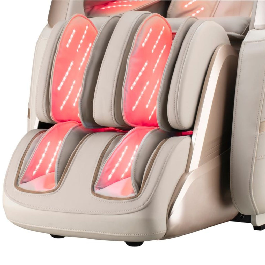 Lifesmart 4D Massage Chair with Dual Air Massage & Red Light Therapy for Arms and Legs