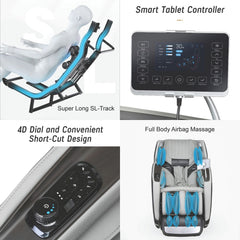 Lifesmart R8658L Nova 4D Faux Leather Zero Gravity Massage Chair - sold by Dansons Medical - Massage Chairs manufactured by Lifesmart (SCS)