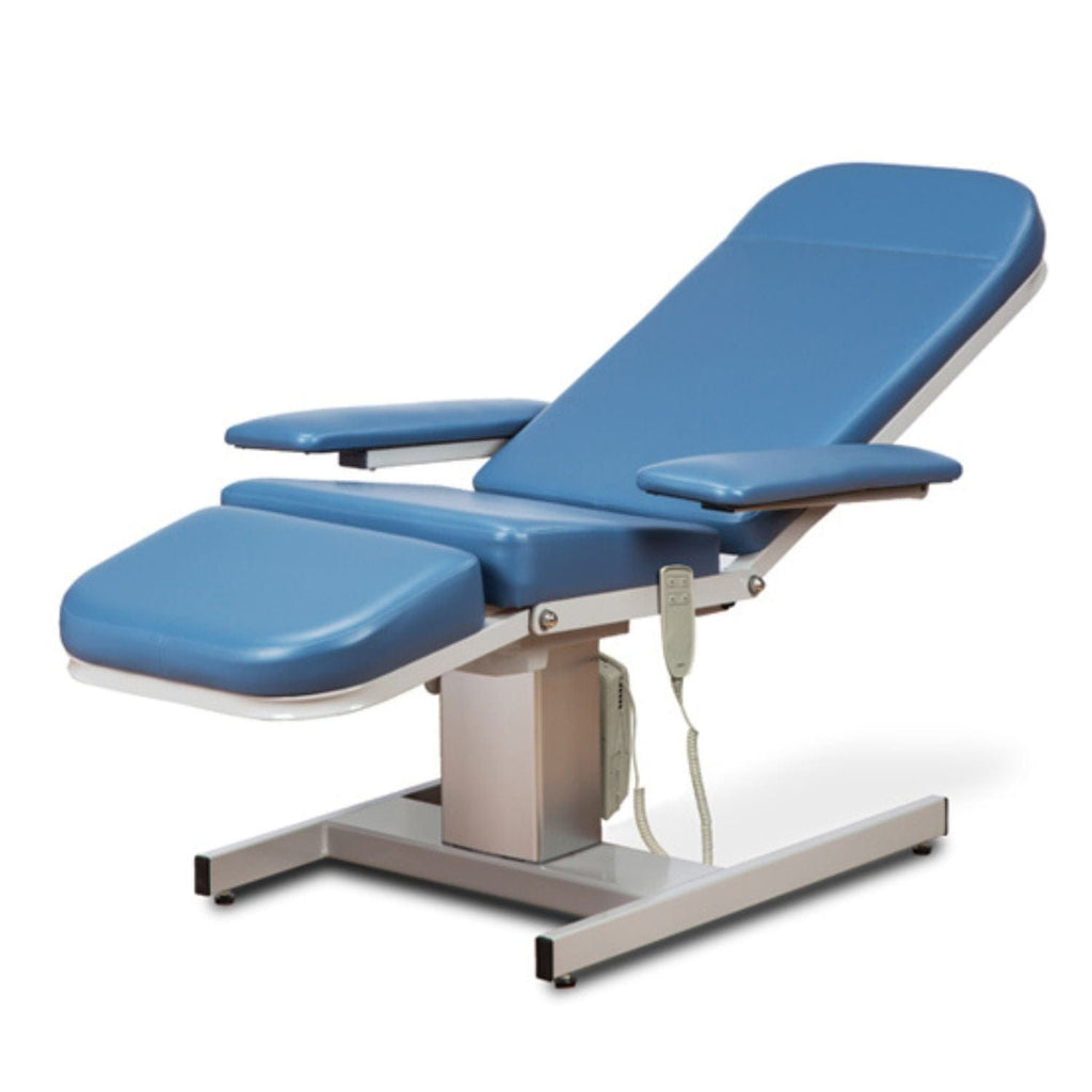 Clinton Industries Recliner Series Hi-Lo Blood Drawing Chair - sold by Dansons Medical -  manufactured by Clinton Industries (MM)