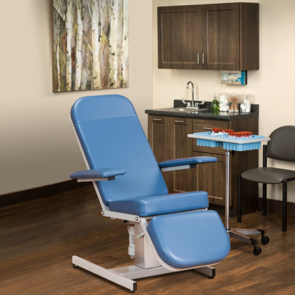 Clinton Industries Recliner Series Hi-Lo Blood Drawing Chair - sold by Dansons Medical -  manufactured by Clinton Industries (MM)