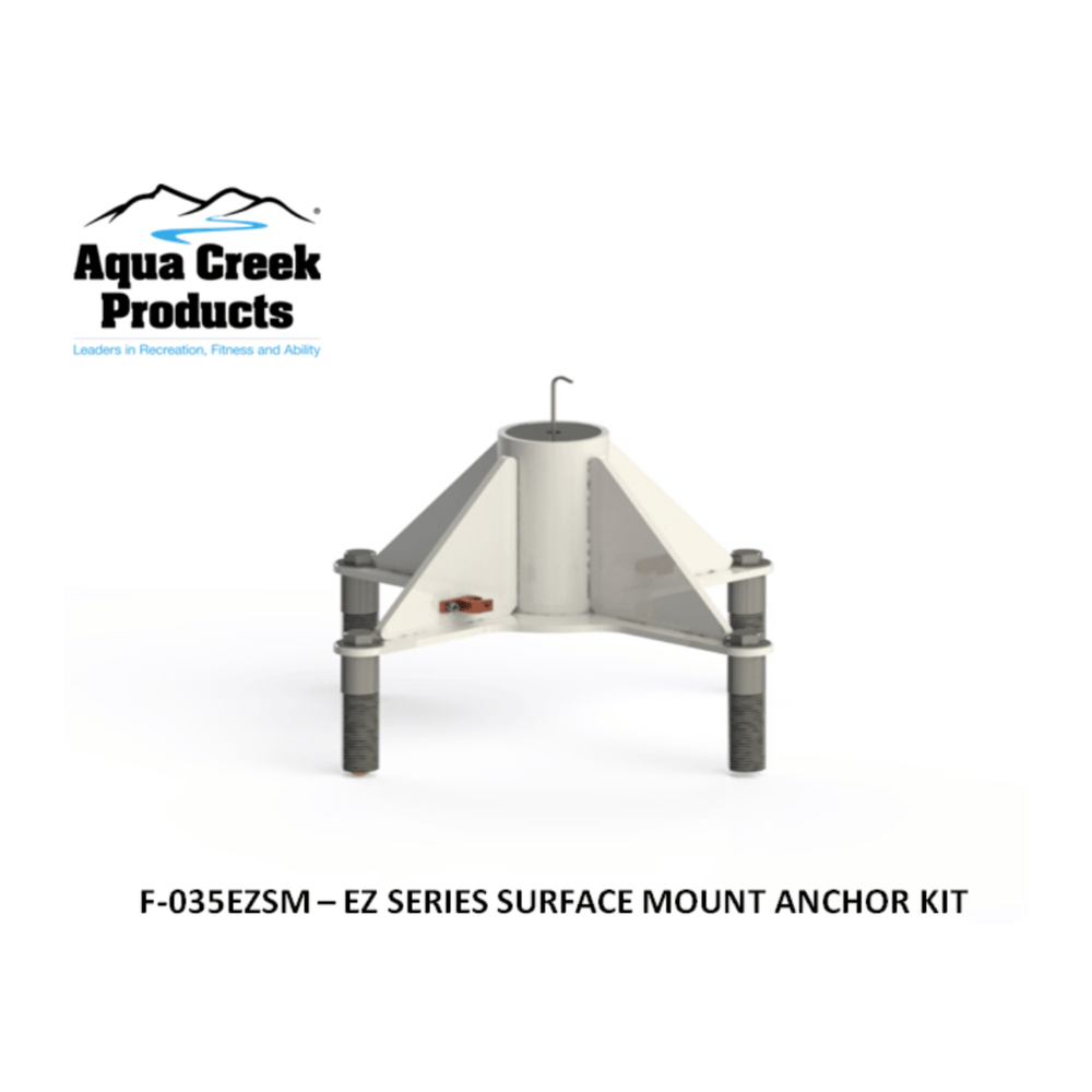 Aqua Creek Surface Mount Anchor Kit - EZ Series (F-035EZSM) - sold by Dansons Medical - Pool Lift Anchors manufactured by Aqua Creek