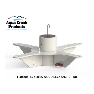 Aqua Creek Wood Deck Anchor Kit - EZ Series (F-30600) - sold by Dansons Medical - Pool Lift Anchors manufactured by Aqua Creek