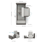 Starsleep Orin Rotating Bed - sold by Dansons Medical - Electric Bed manufactured by Starsleep