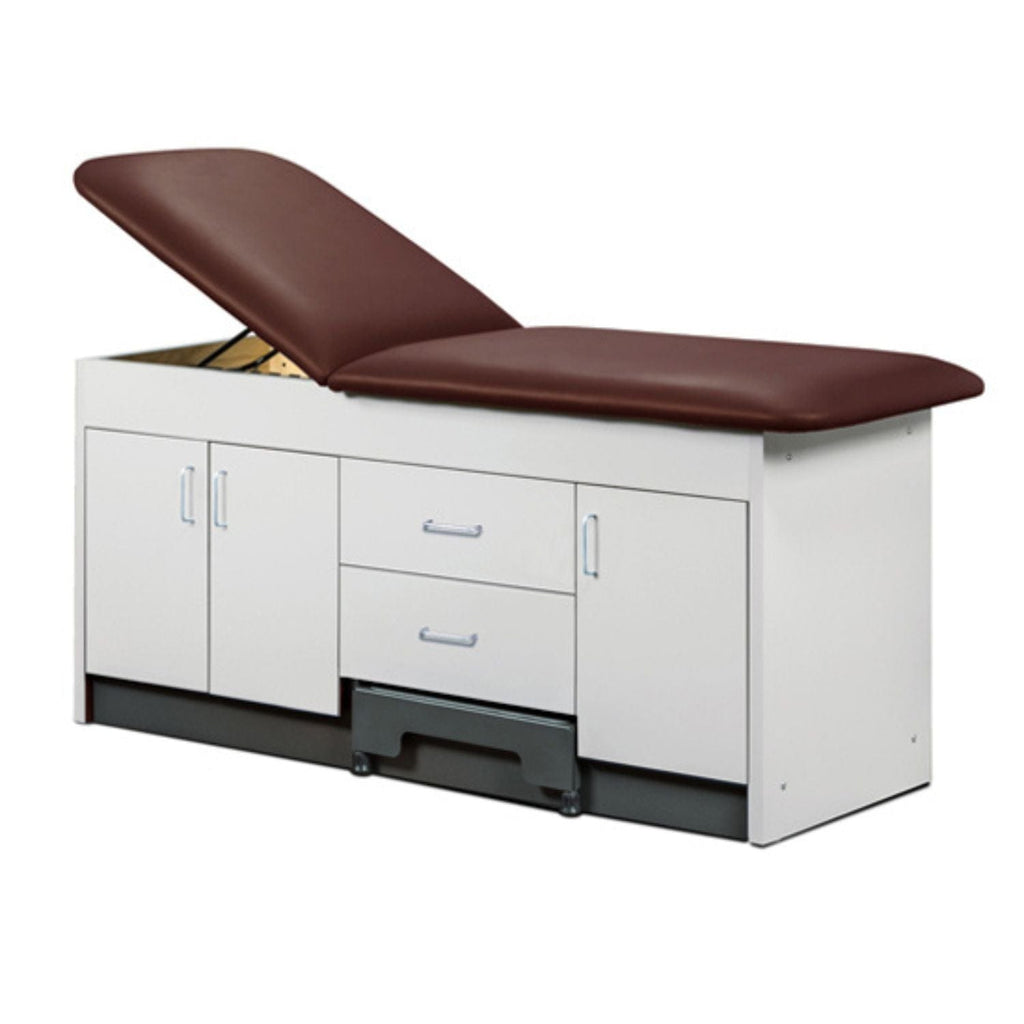 Clinton Industries Step-Up Treatment Table with 3-Doors & 2-Drawers - sold by Dansons Medical -  manufactured by Clinton Industries (MM)