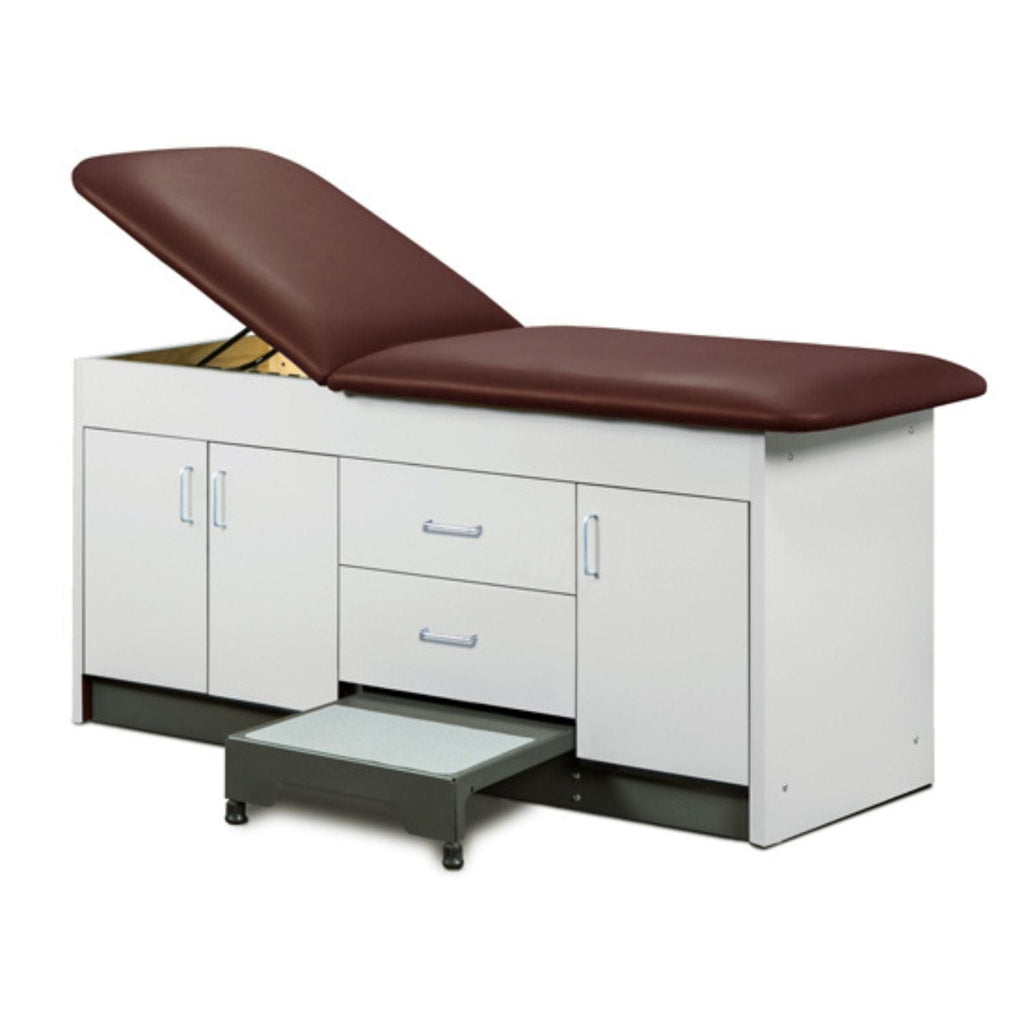 Clinton Industries Step-Up Treatment Table with 3-Doors & 2-Drawers - sold by Dansons Medical -  manufactured by Clinton Industries (MM)