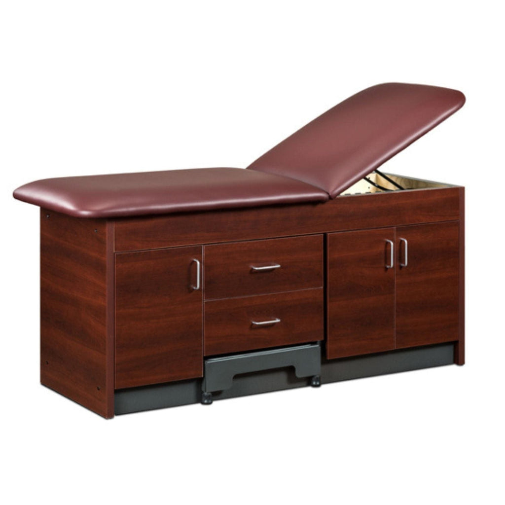 Clinton Industries Step-Up Treatment Table with 3-Doors & 2-Drawers - sold by Dansons Medical -  manufactured by Clinton Industries (MM)