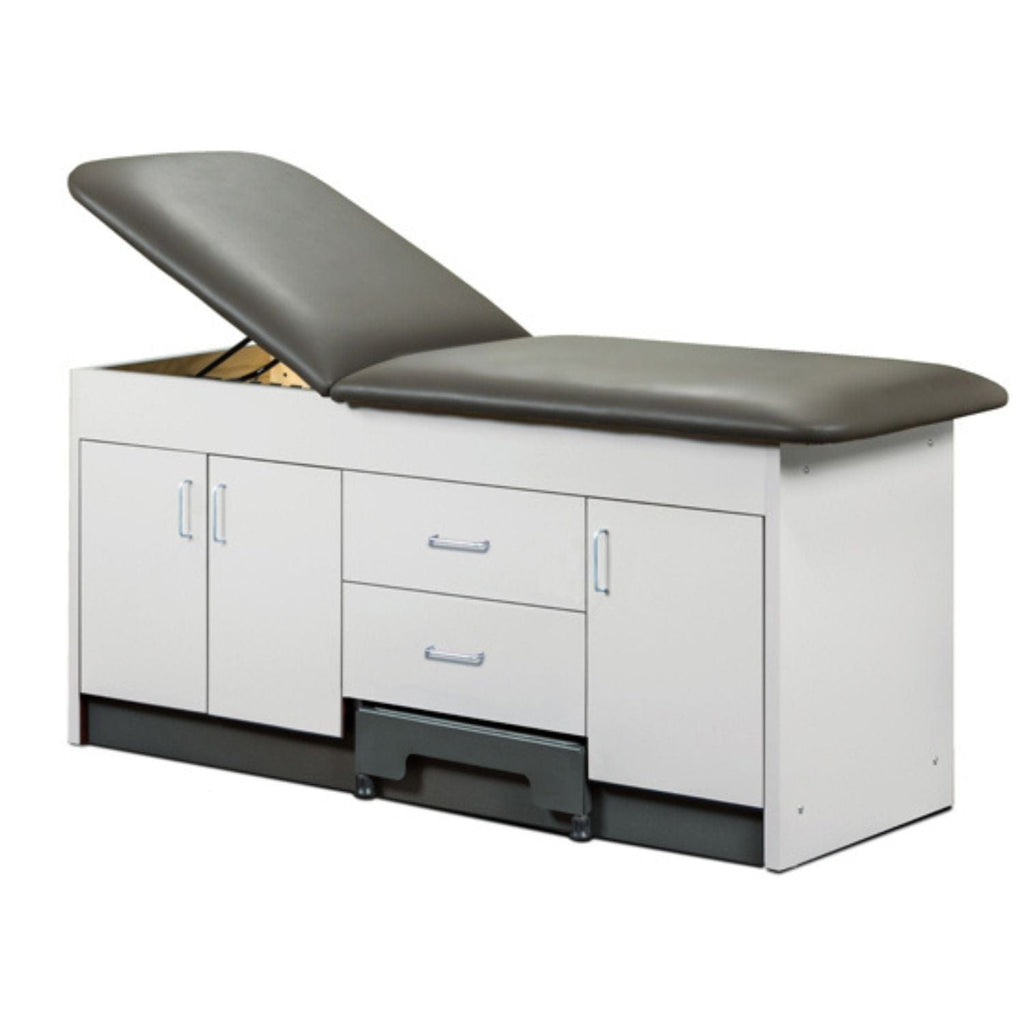Clinton Industries Step-Up Treatment Table with 3-Doors & 2-Drawers - sold by Dansons Medical -  manufactured by Clinton Industries (MM)