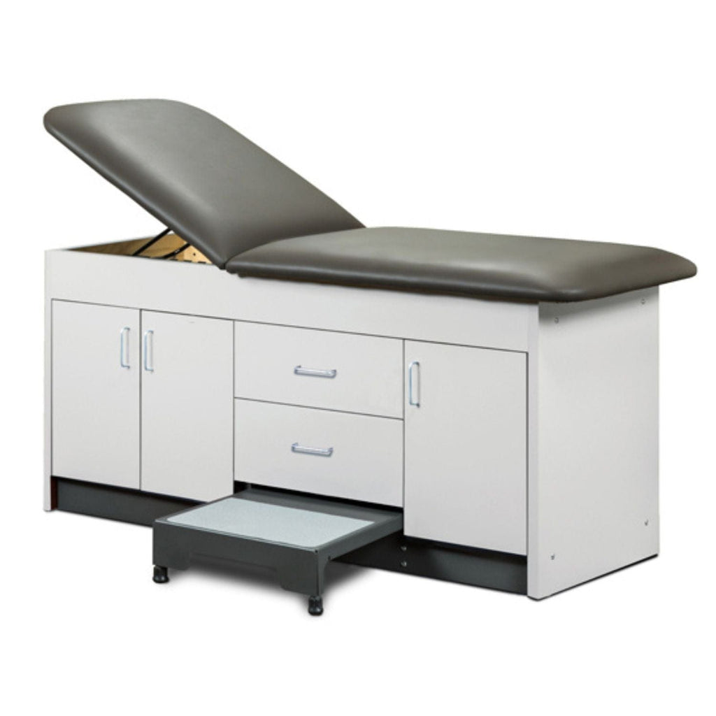 Clinton Industries Step-Up Treatment Table with 3-Doors & 2-Drawers - sold by Dansons Medical -  manufactured by Clinton Industries (MM)
