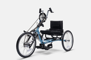 Top End Lil' Excelerator youth handcycle, side view