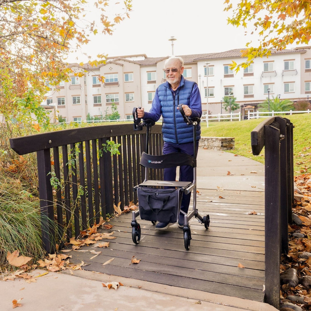 Journey UPWalker EZ Lite Tool-free Folding Backsaver Rollator - sold by Dansons Medical - Rollator Walkers manufactured by Journey Health & Lifestyle
