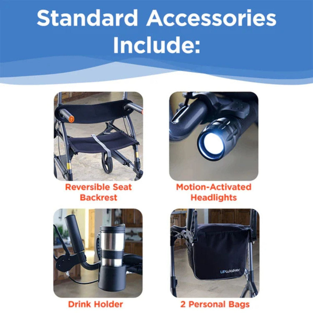 Journey UPWalker Original - sold by Dansons Medical - Rollator Walkers manufactured by Journey Health & Lifestyle