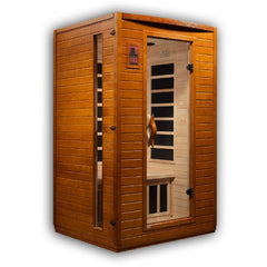 Golden Designs Dynamic Versailles 2-Person Low EMF FAR Infrared Sauna - sold by Dansons Medical - Saunas manufactured by Golden Designs (SCS)