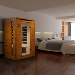 Golden Designs Dynamic Versailles 2-Person Low EMF FAR Infrared Sauna - sold by Dansons Medical - Saunas manufactured by Golden Designs (SCS)
