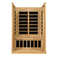 Golden Designs Dynamic Versailles 2-Person Low EMF FAR Infrared Sauna - sold by Dansons Medical - Saunas manufactured by Golden Designs (SCS)