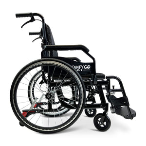 X-1 Lightweight Manual Wheelchair With Quick-Detach Wheels - sold by Dansons Medical - manufactured by ComfyGo Mobility