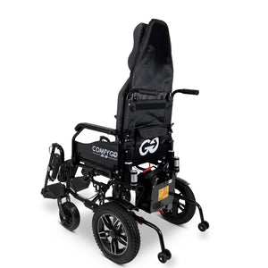 X-9 Remote Controlled Electric Wheelchair with Automatic Recline - sold by Dansons Medical - manufactured by ComfyGo Mobility